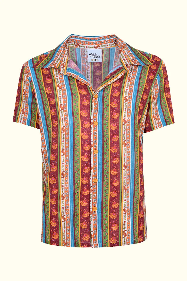 Santa Fe Floral Stripe Men’s Shirt