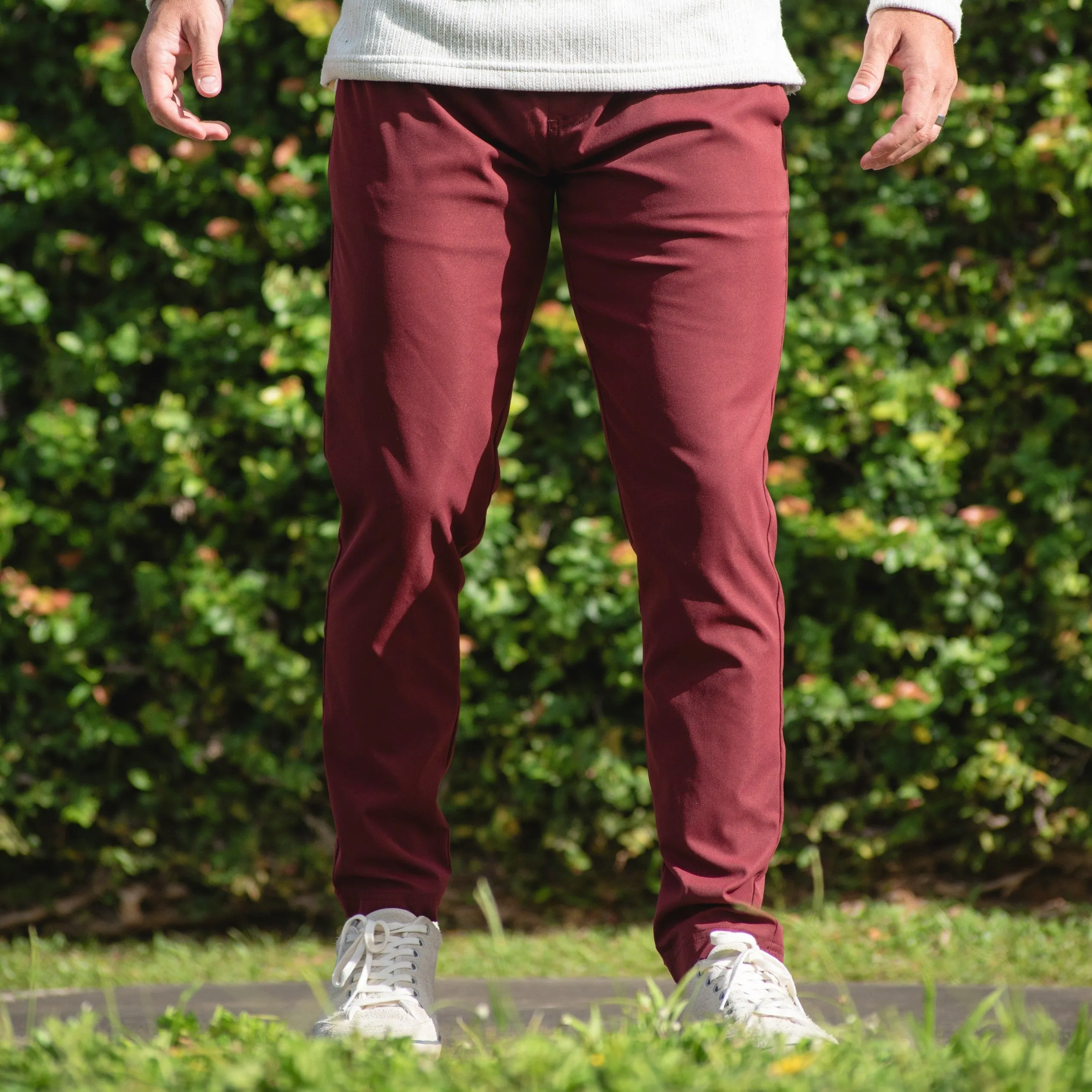 Sapien Pant (Casual Stretch) - Merlot