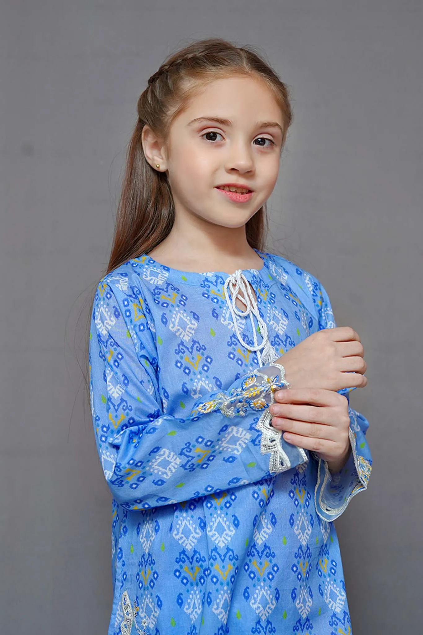 Shanzey Stitched 2 Piece Embroidered Cutwork Kids Collection'2024-SHK-1923