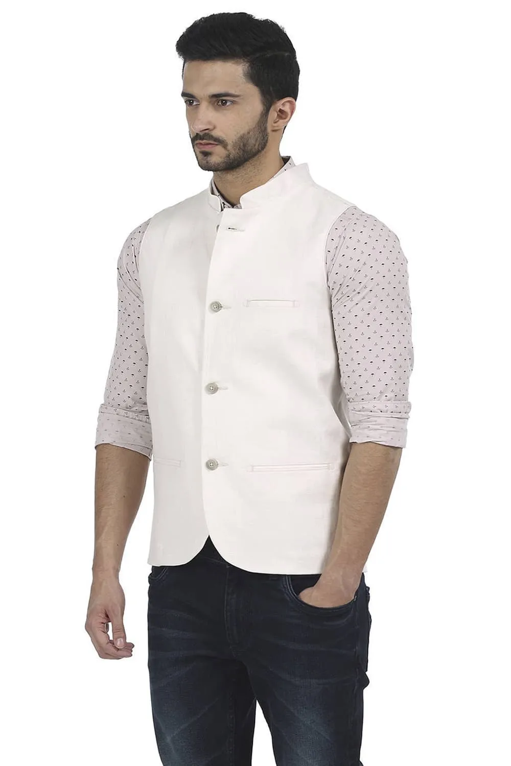 Slim Fit Sleeveless Jacket