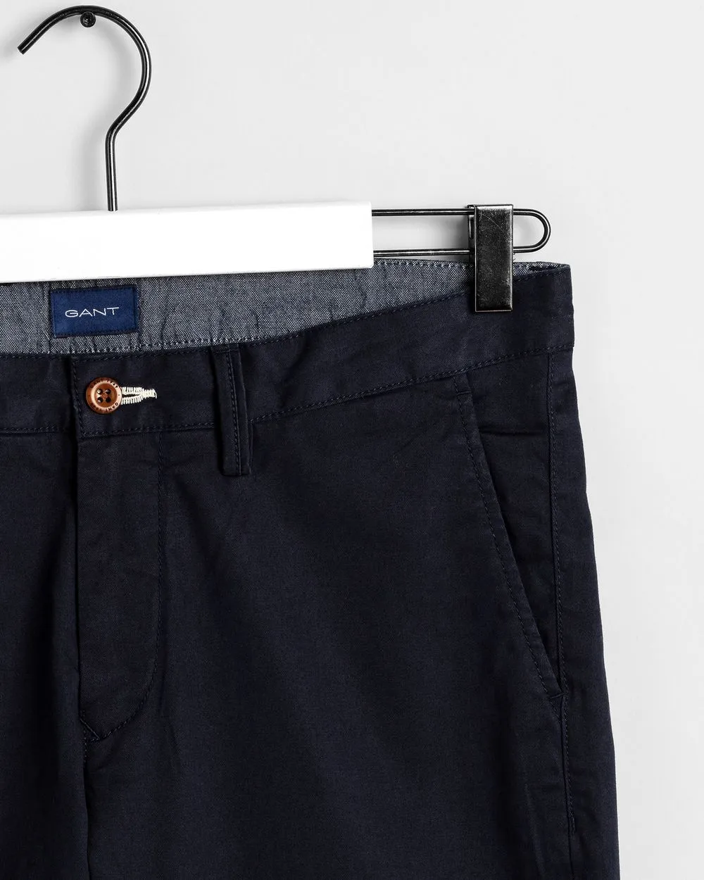 Slim Fit Twill Chino - Marine