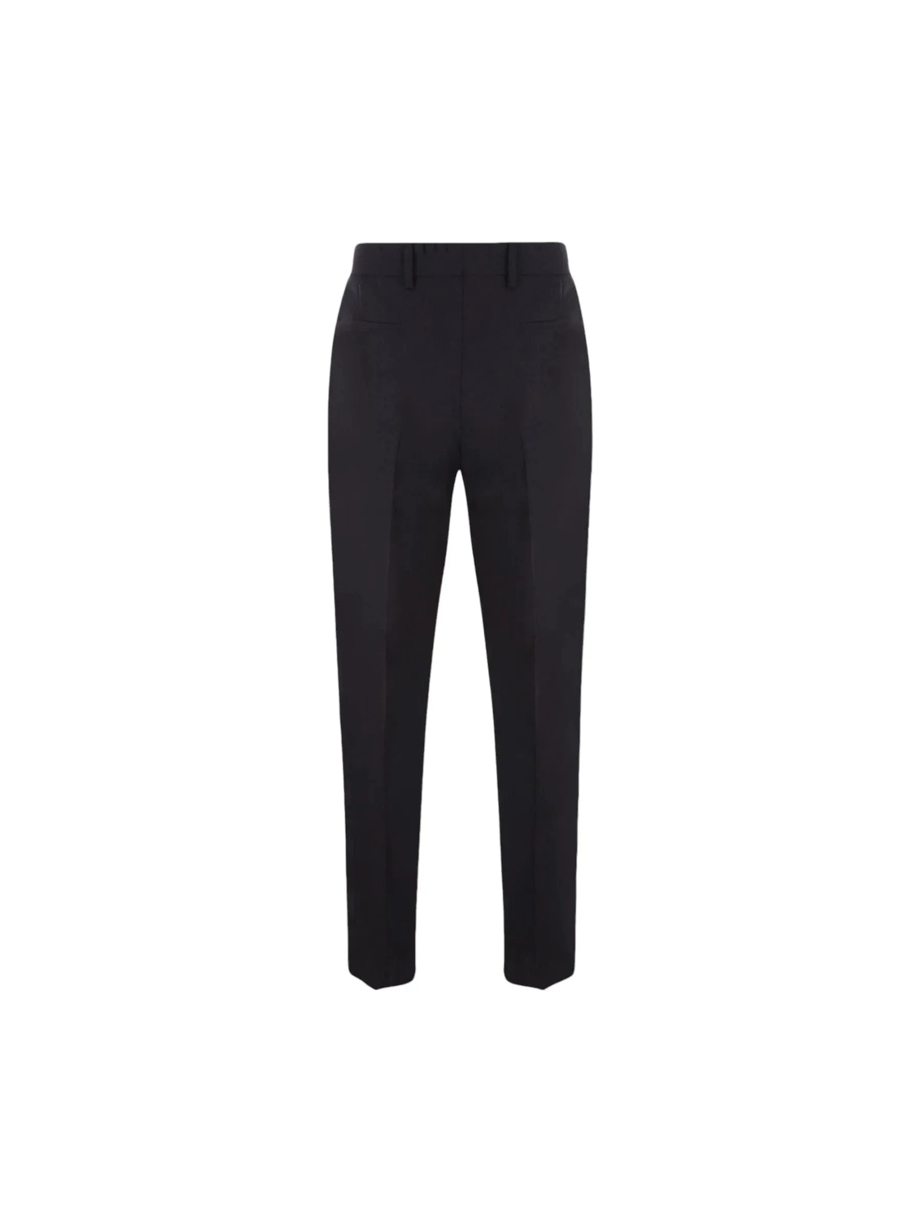 Straight-Fit Wool Pants