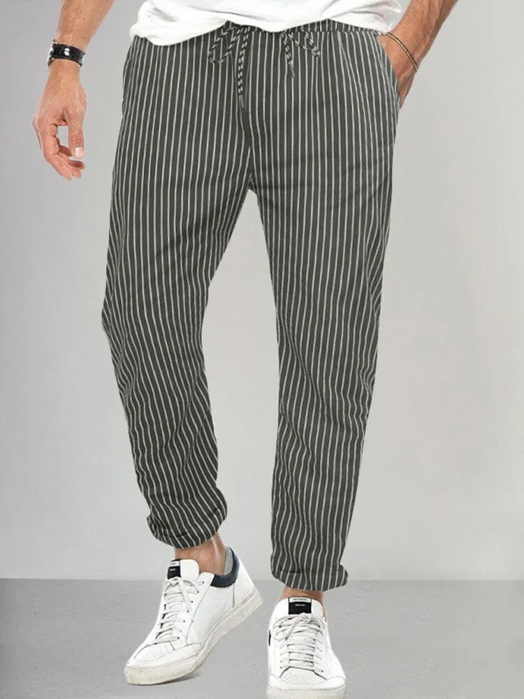 Stretchy Stripe Relax Pants