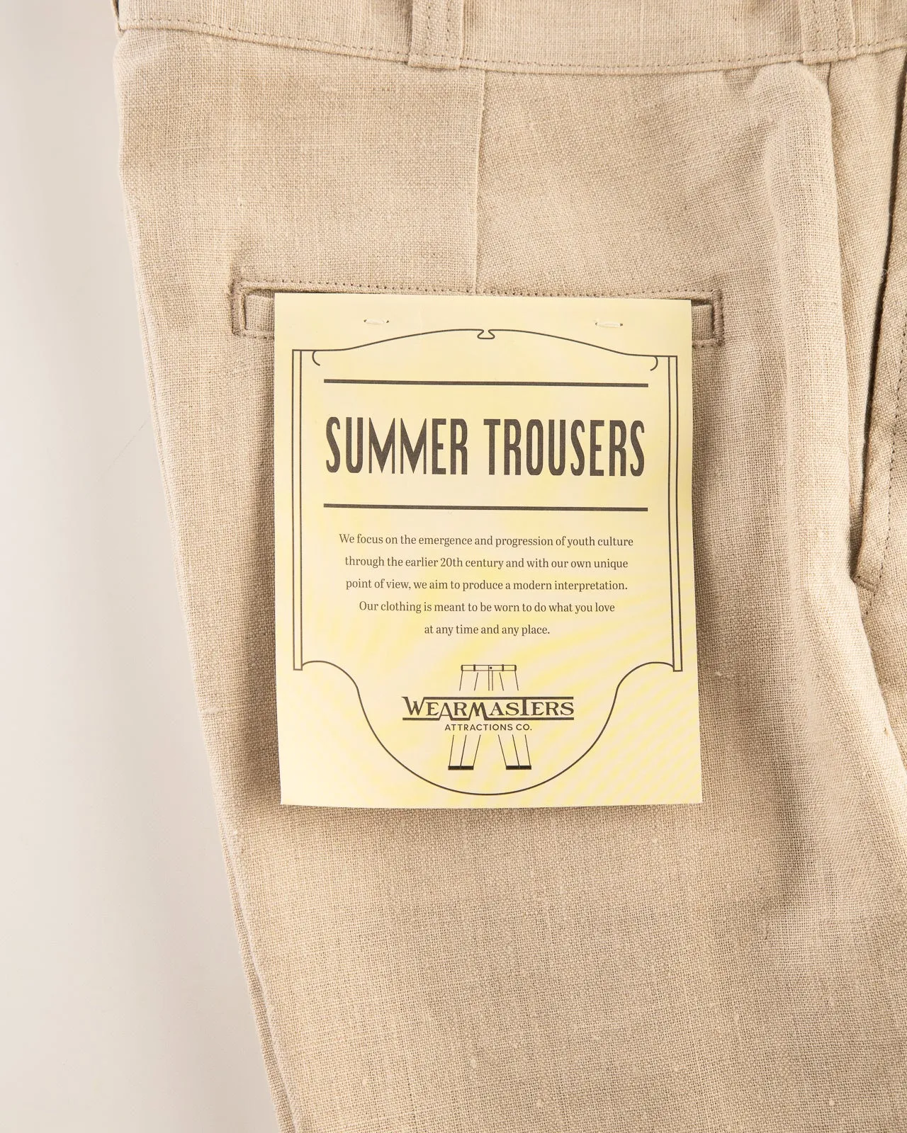 Summer Trousers - Beige