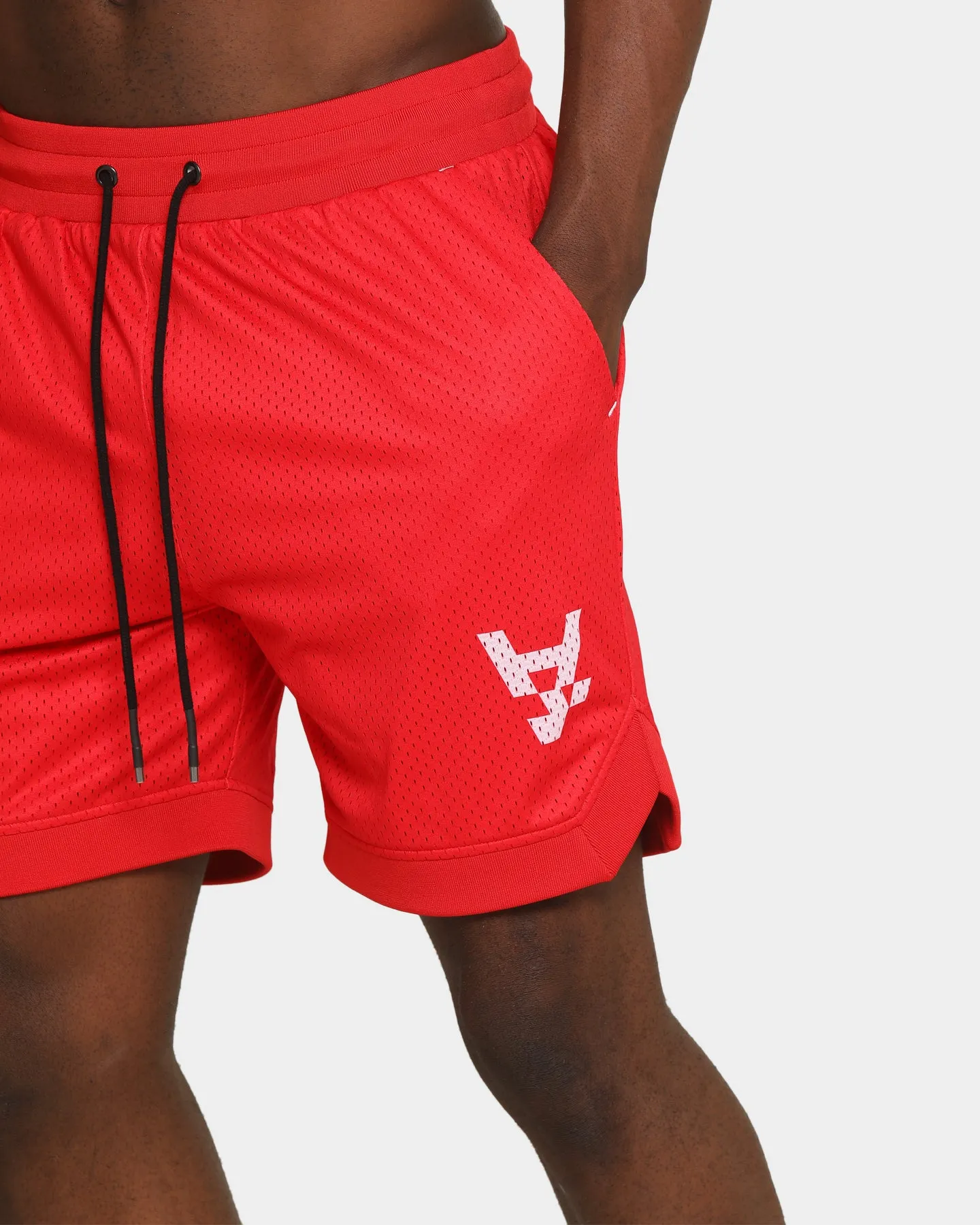 The Anti Order A8 Mesh Basketball Shorts Red/White