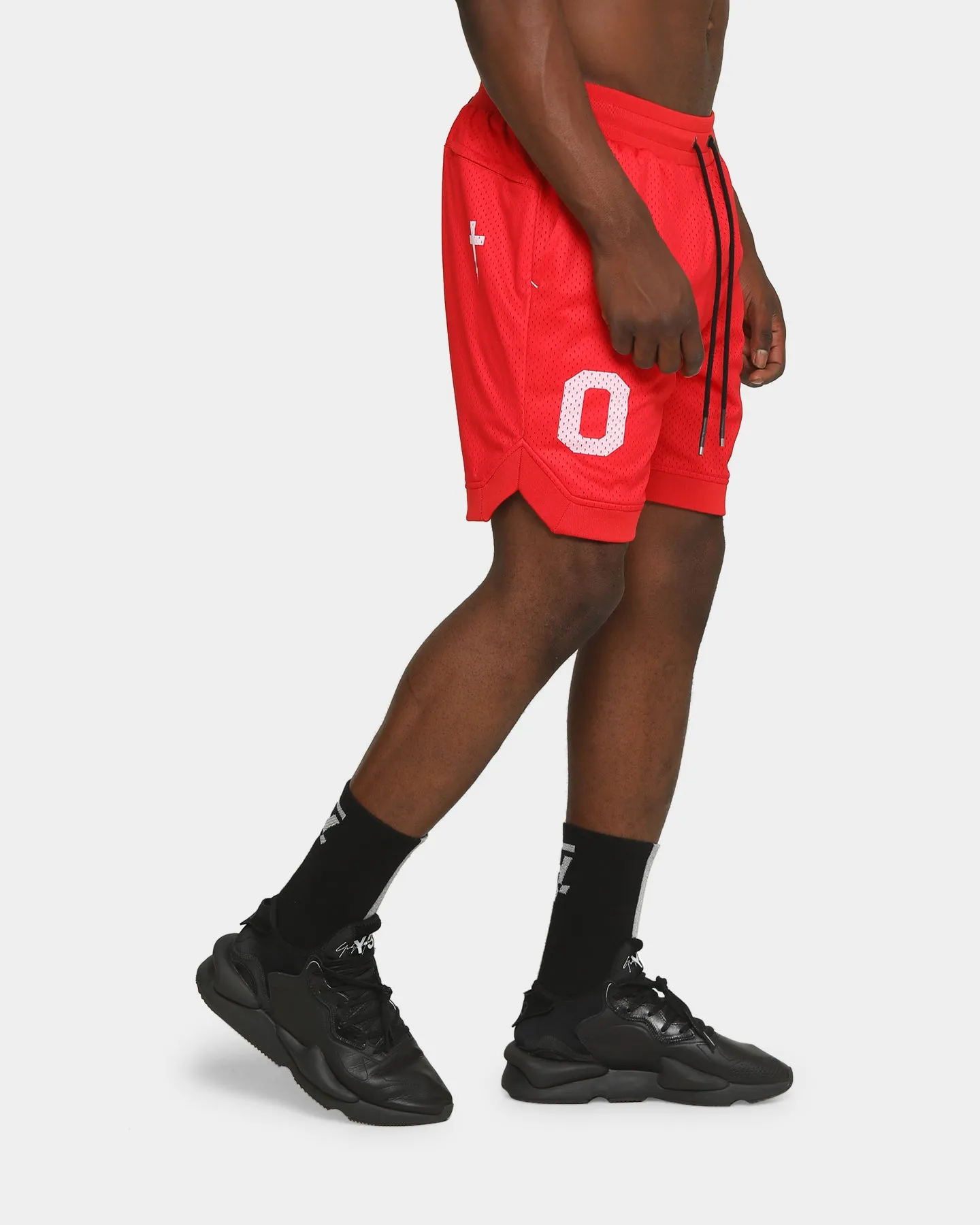 The Anti Order A8 Mesh Basketball Shorts Red/White