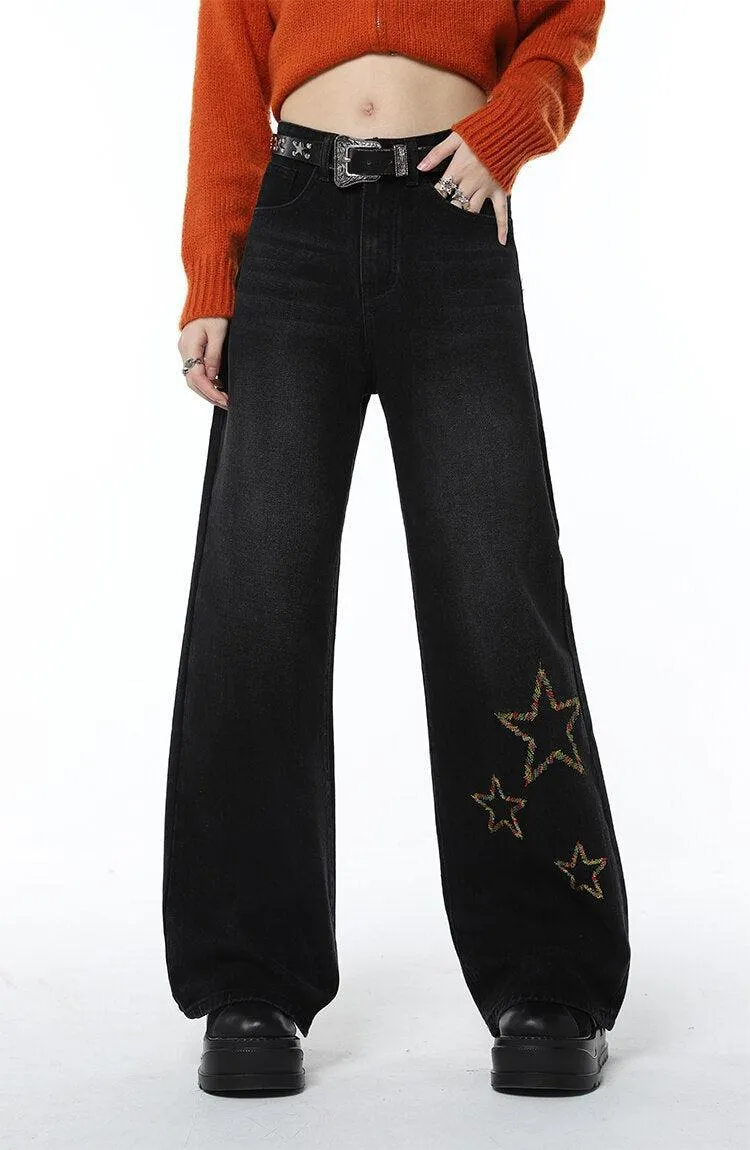 Tinsel Stars Wide Leg Jeans