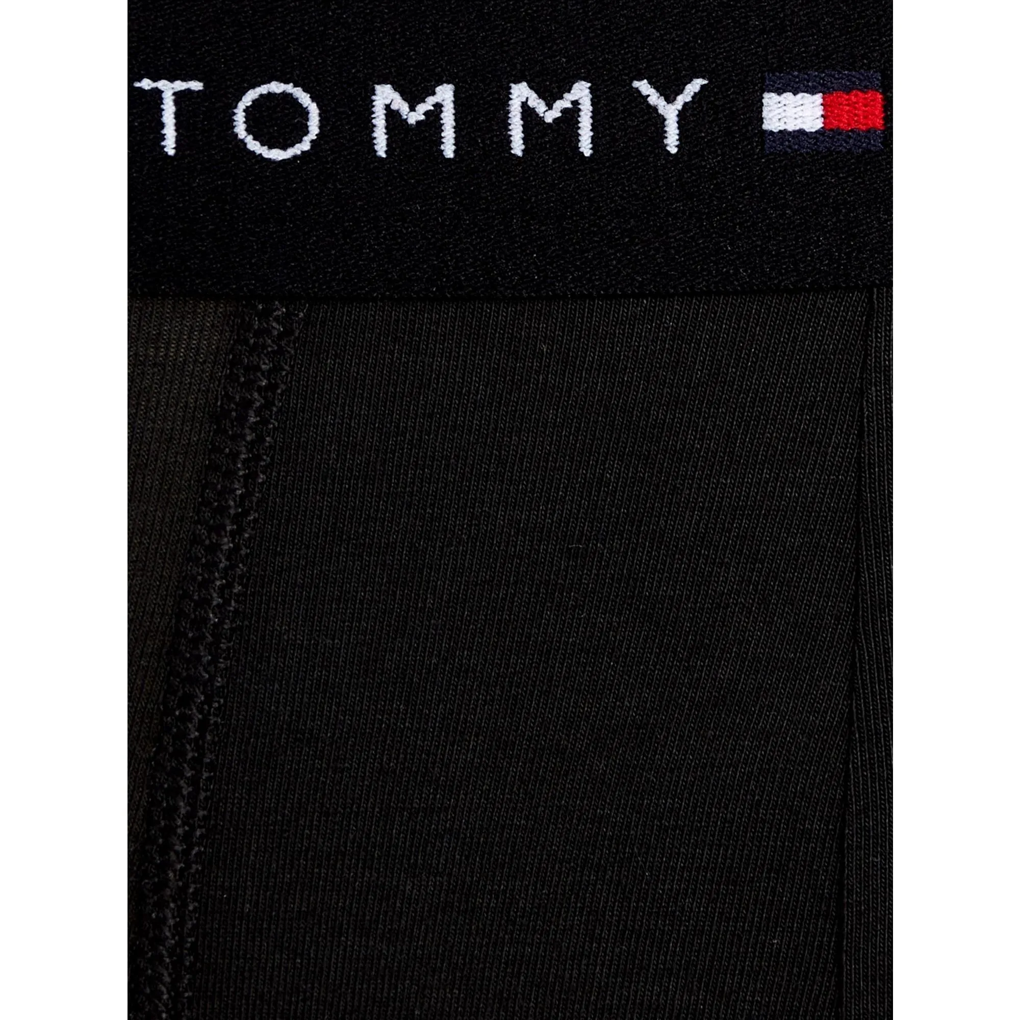 Tommy Hilfiger 3 Pack Essential Logo Waistband Trunks - Black