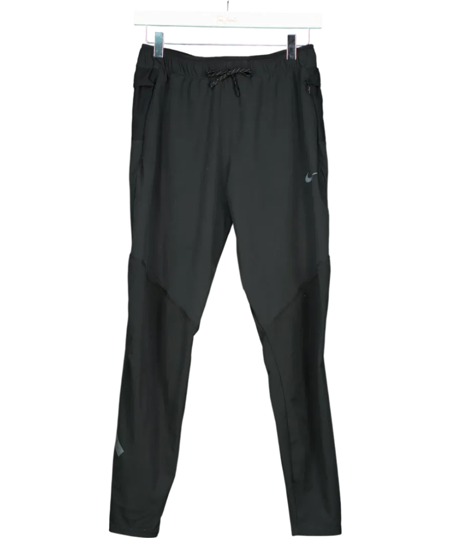 Under Armour Black Dri-fit Slim Fit Running Division Trousers UK S