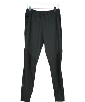 Under Armour Black Dri-fit Slim Fit Running Division Trousers UK S