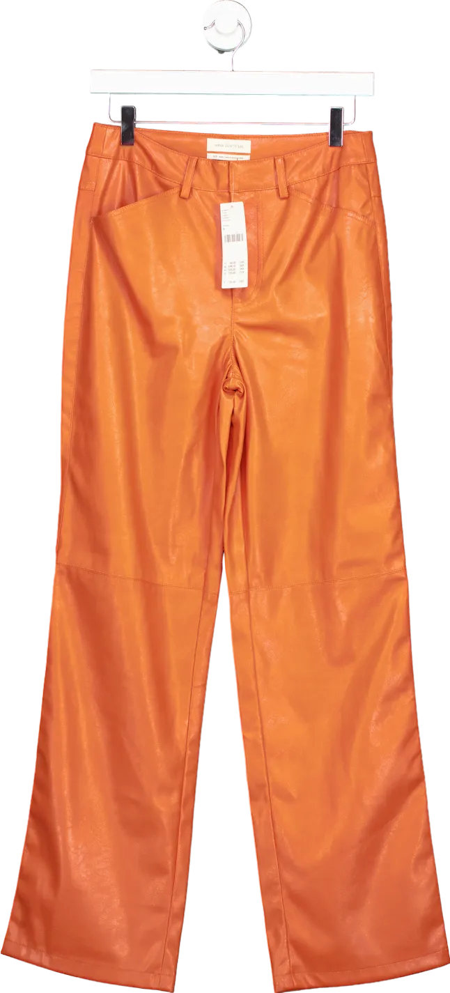 Urban Outfitters Orange Polly PU Trousers S