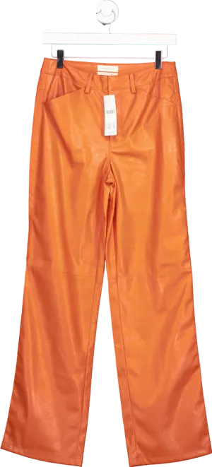 Urban Outfitters Orange Polly PU Trousers S