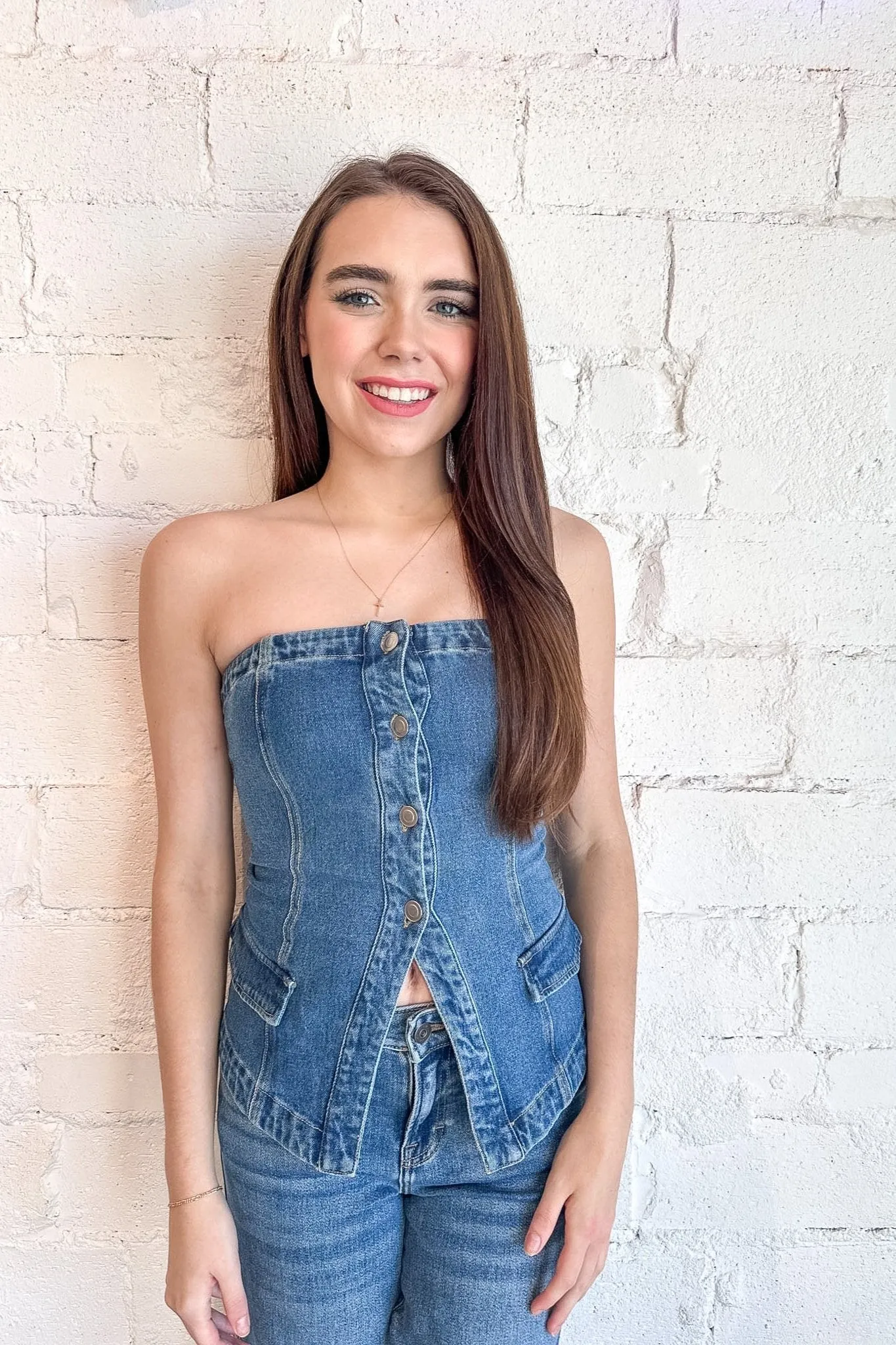 Vintage Vibe Denim Top