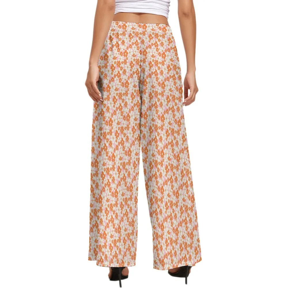 Wide Leg Pants, Palazzo Pants, Retro Pants, Wide Leg Pants Women, 70s Style Pants,70s Inspired, Floral Pants, Floral Pants, Hippie Pants