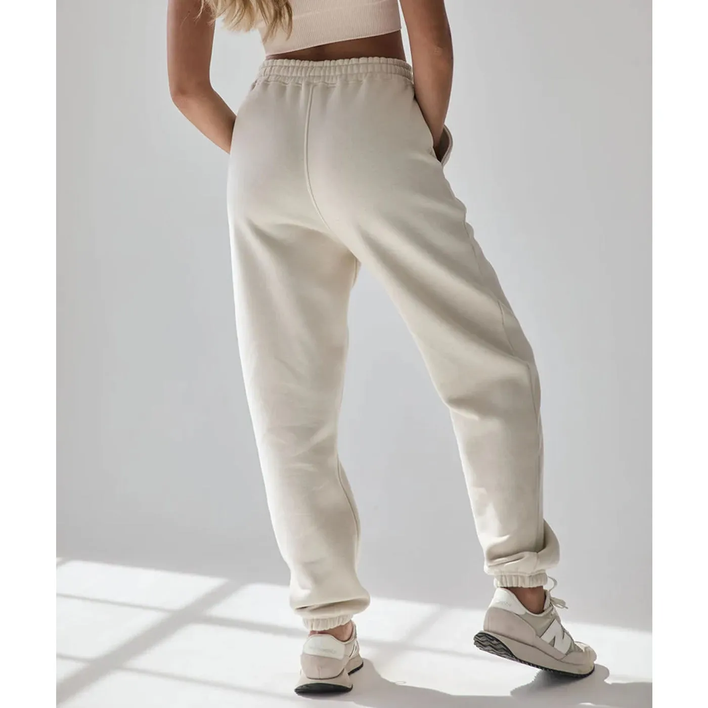 Wifey Statement Sweatpants - Champagne