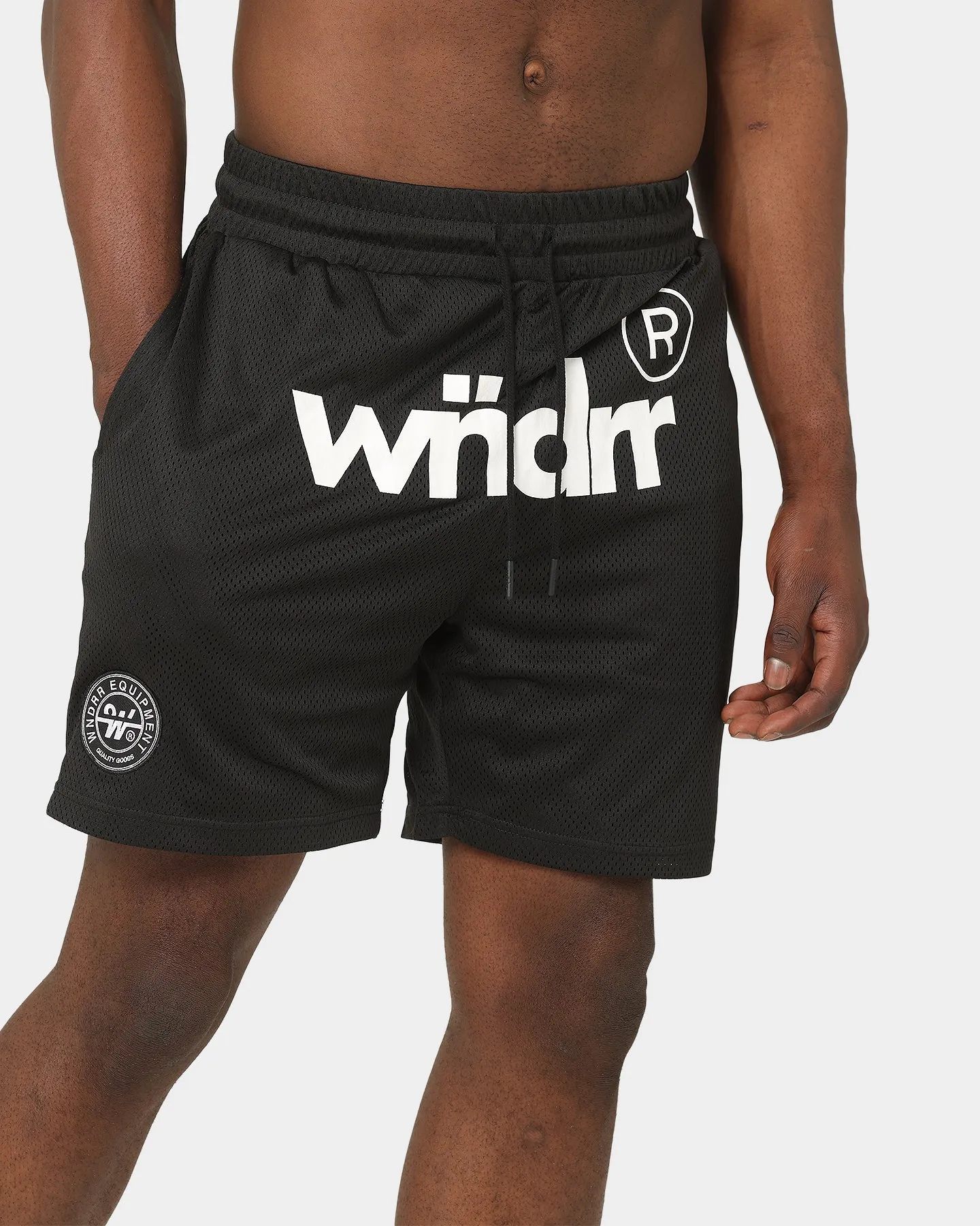 WNDRR Courtside Mesh Shorts Black