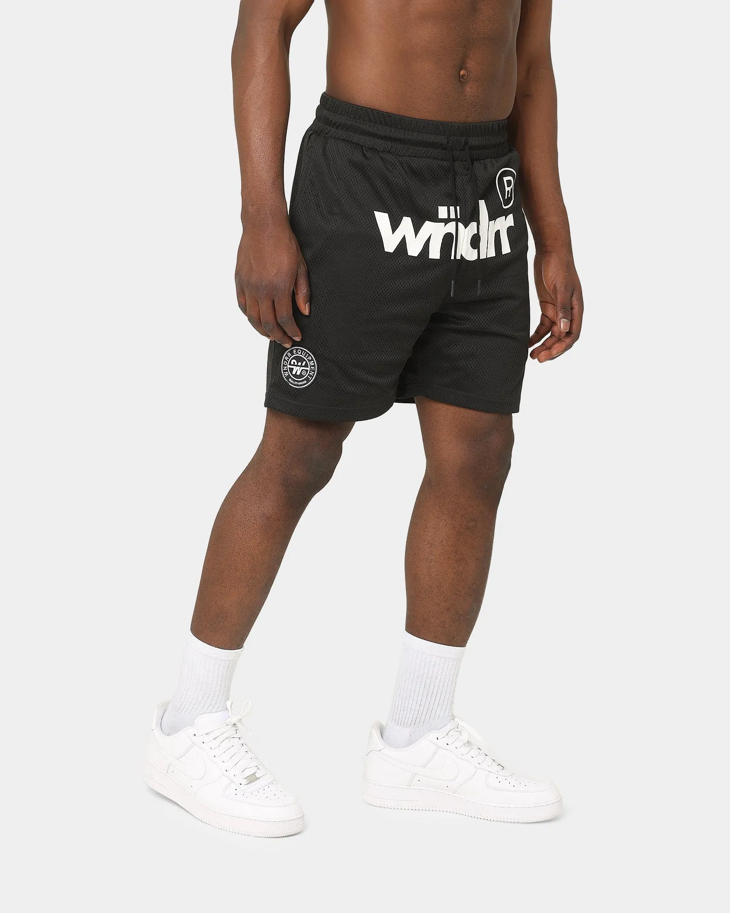 WNDRR Courtside Mesh Shorts Black