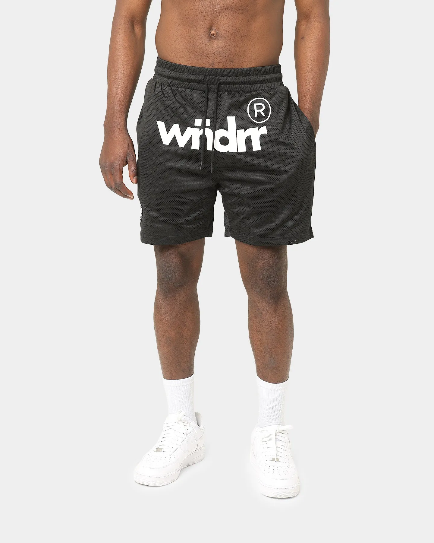 WNDRR Courtside Mesh Shorts Black