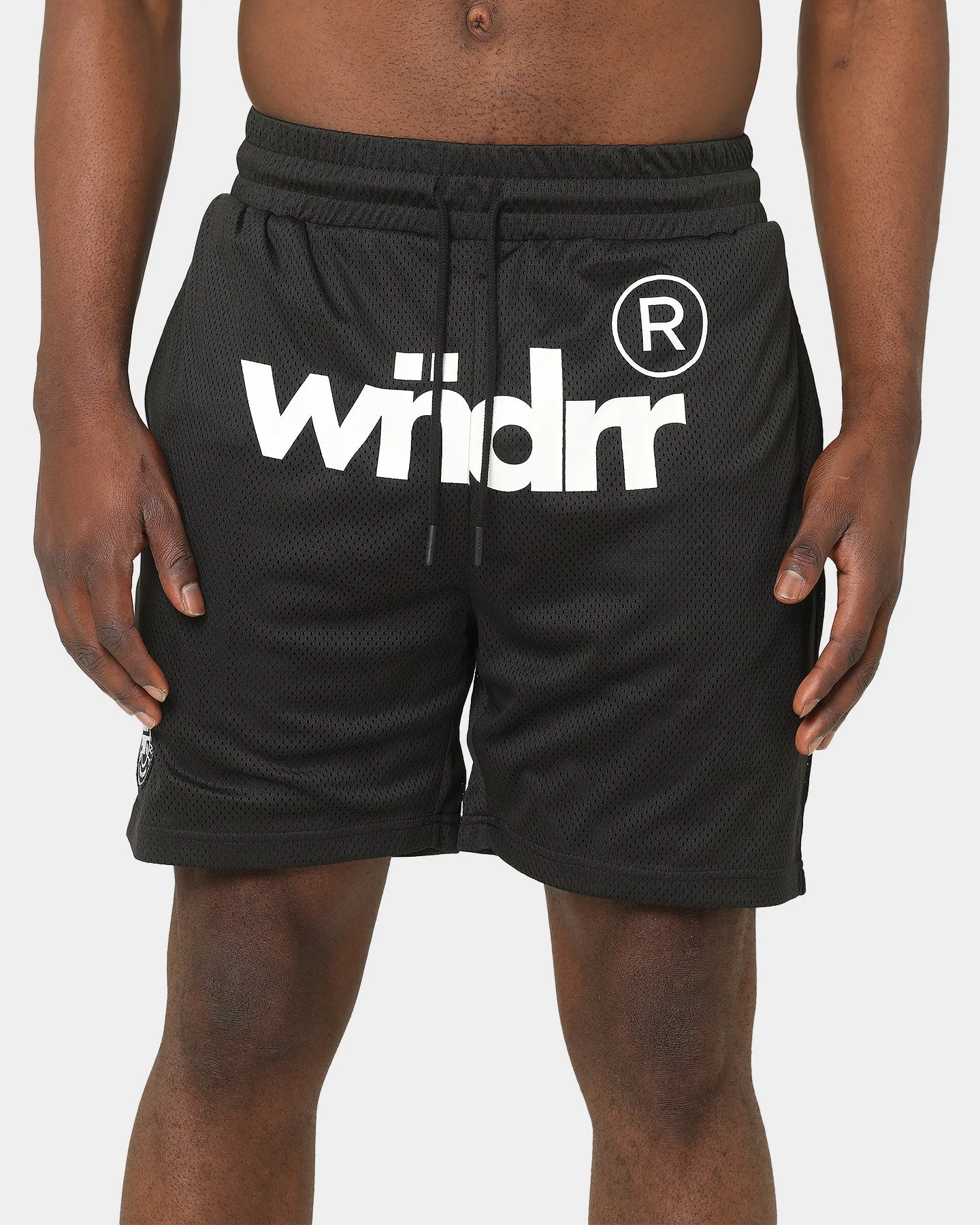 WNDRR Courtside Mesh Shorts Black