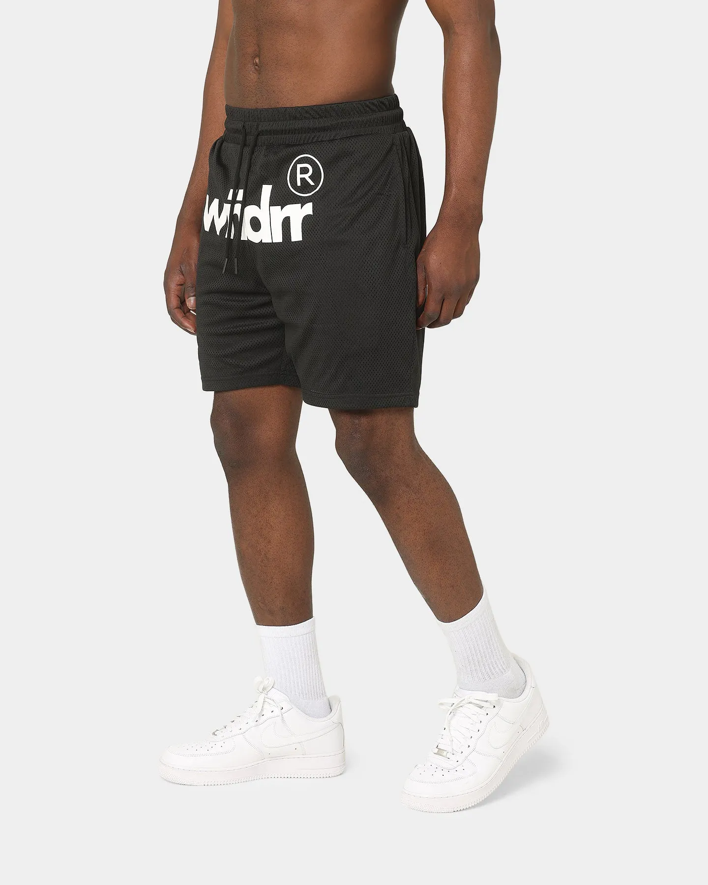 WNDRR Courtside Mesh Shorts Black